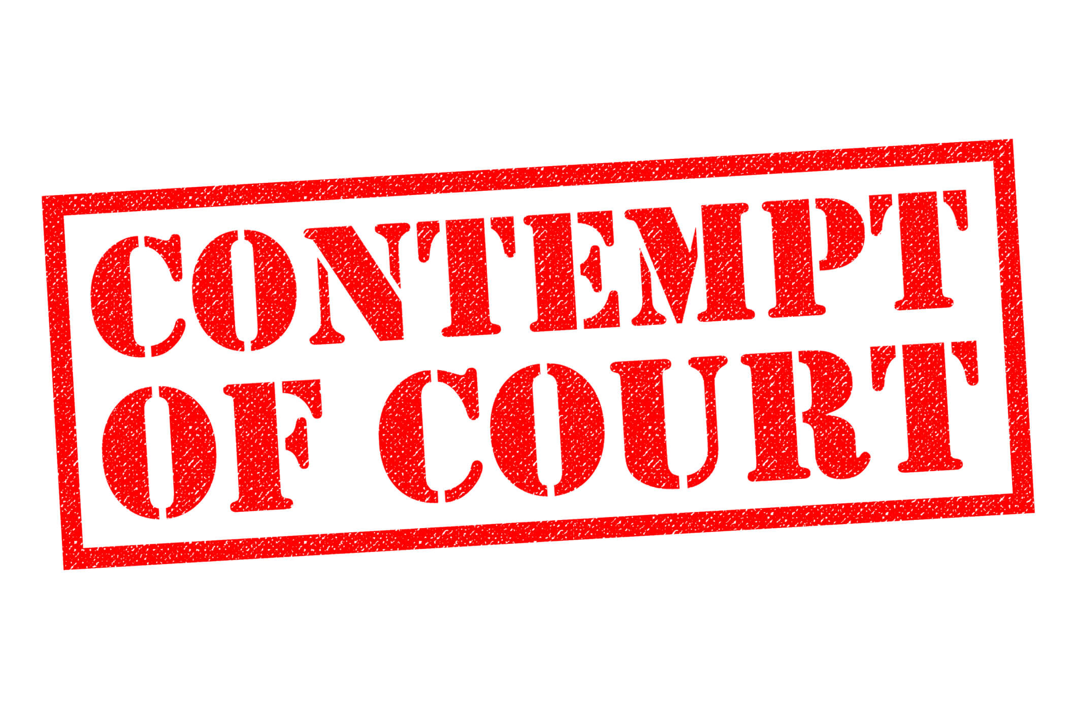 What Does Contempt Of Court Mean In Child Custody